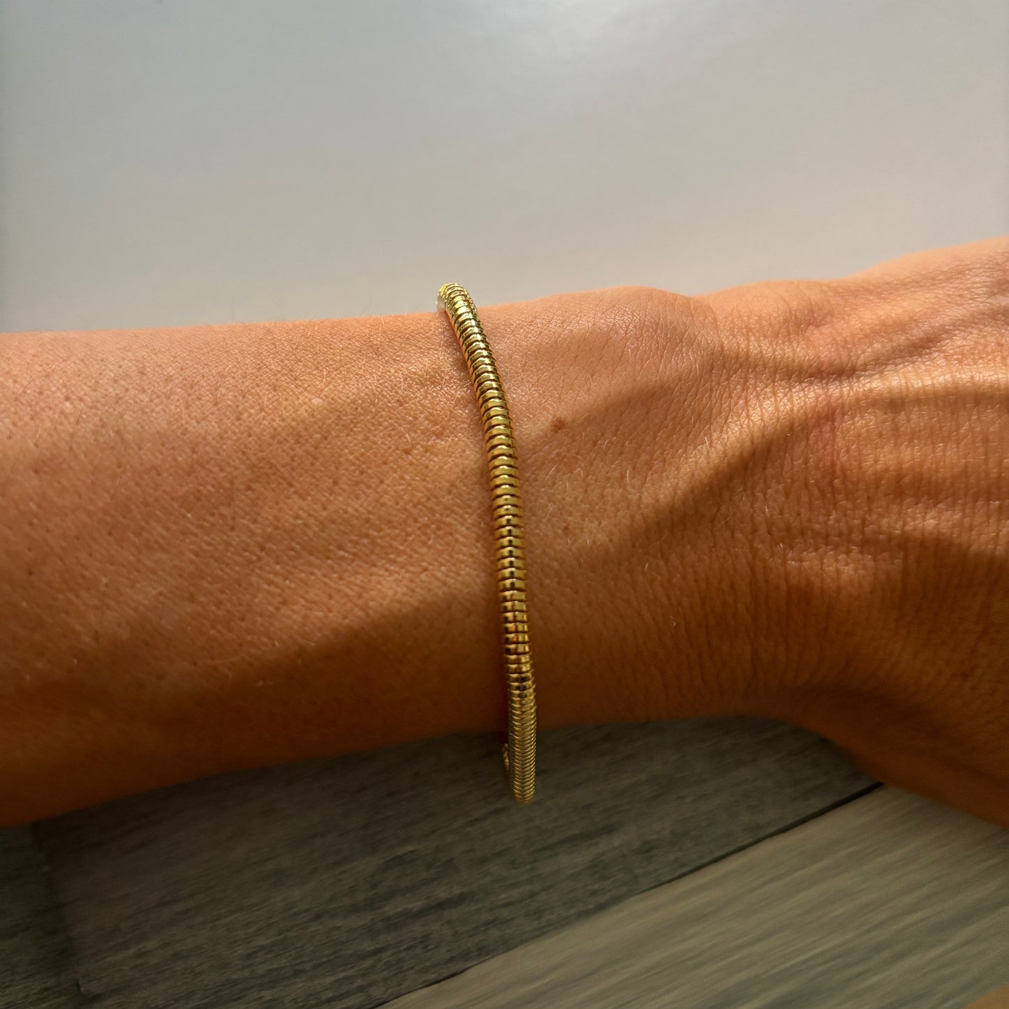 PULSERA SNAKE- BAÑADO EN ORO