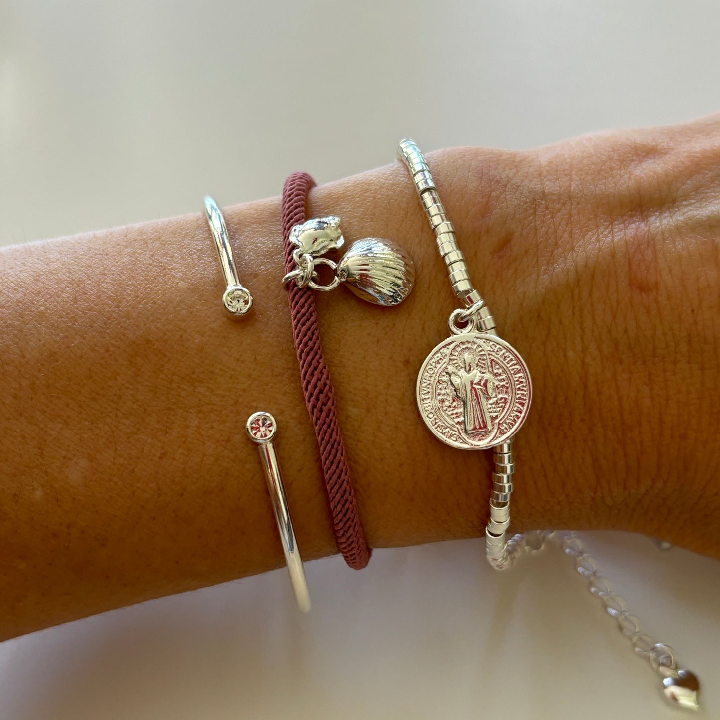 PULSERA COLORS SUMMER - BAÑADO EN PLATA