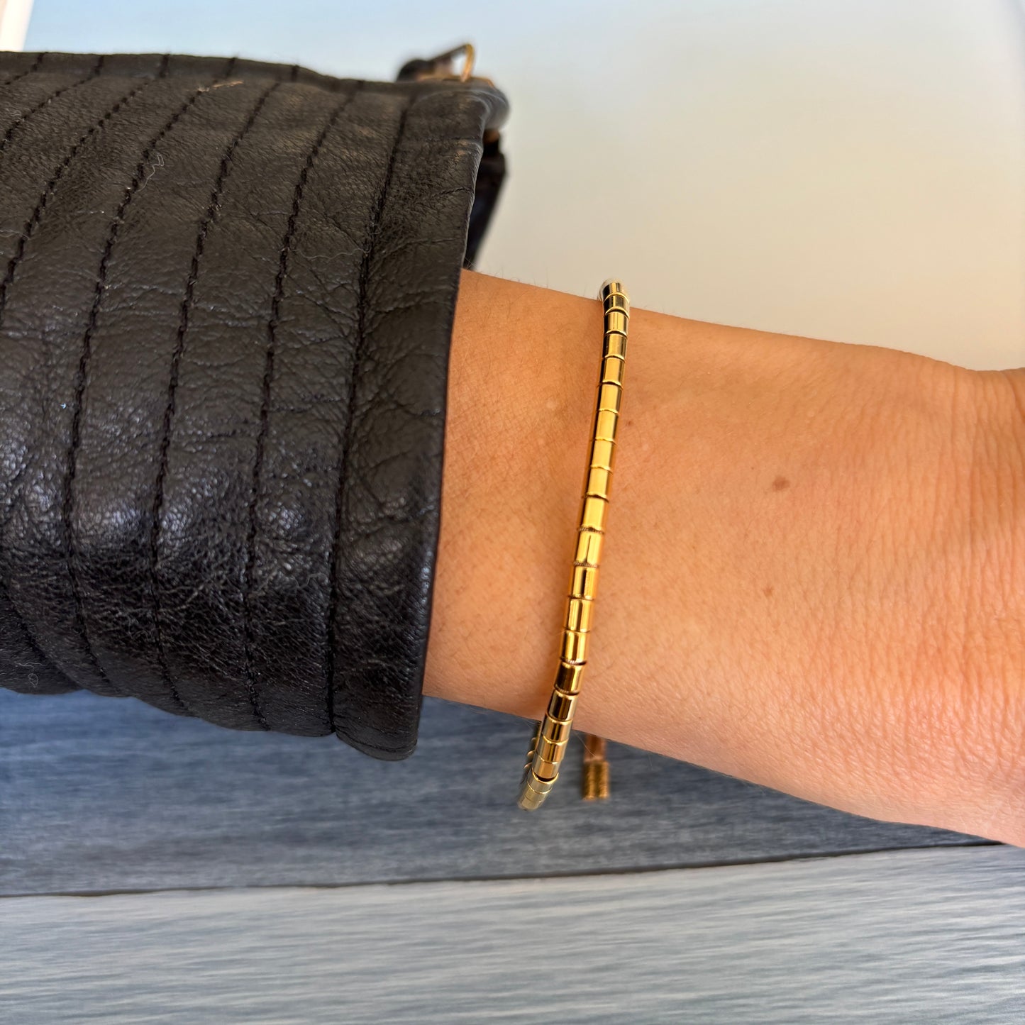 PULSERA MORRO - BAÑADO EN ORO