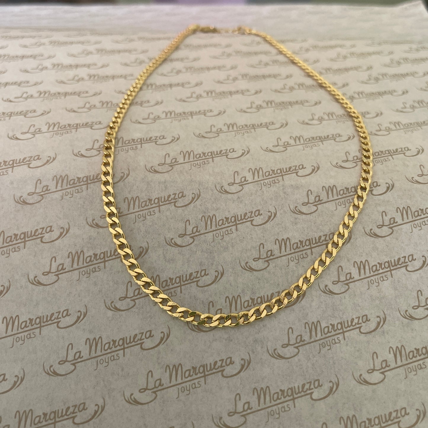 COLLAR CHOCKER LIGHT - BAÑADO EN ORO