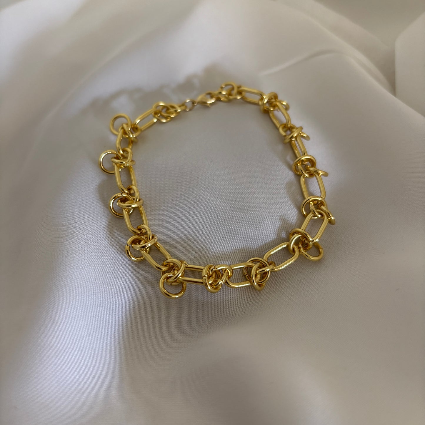 PULSERA CHAIN- BAÑADO EN ORO