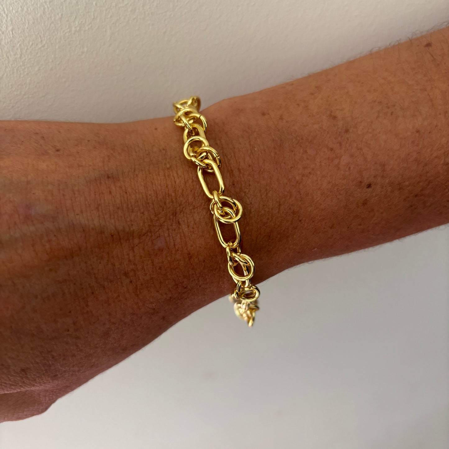 PULSERA CHAIN- BAÑADO EN ORO
