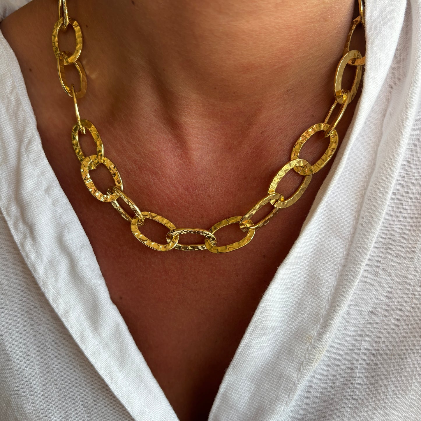 COLLAR ALLEGRA - BAÑADO EN ORO