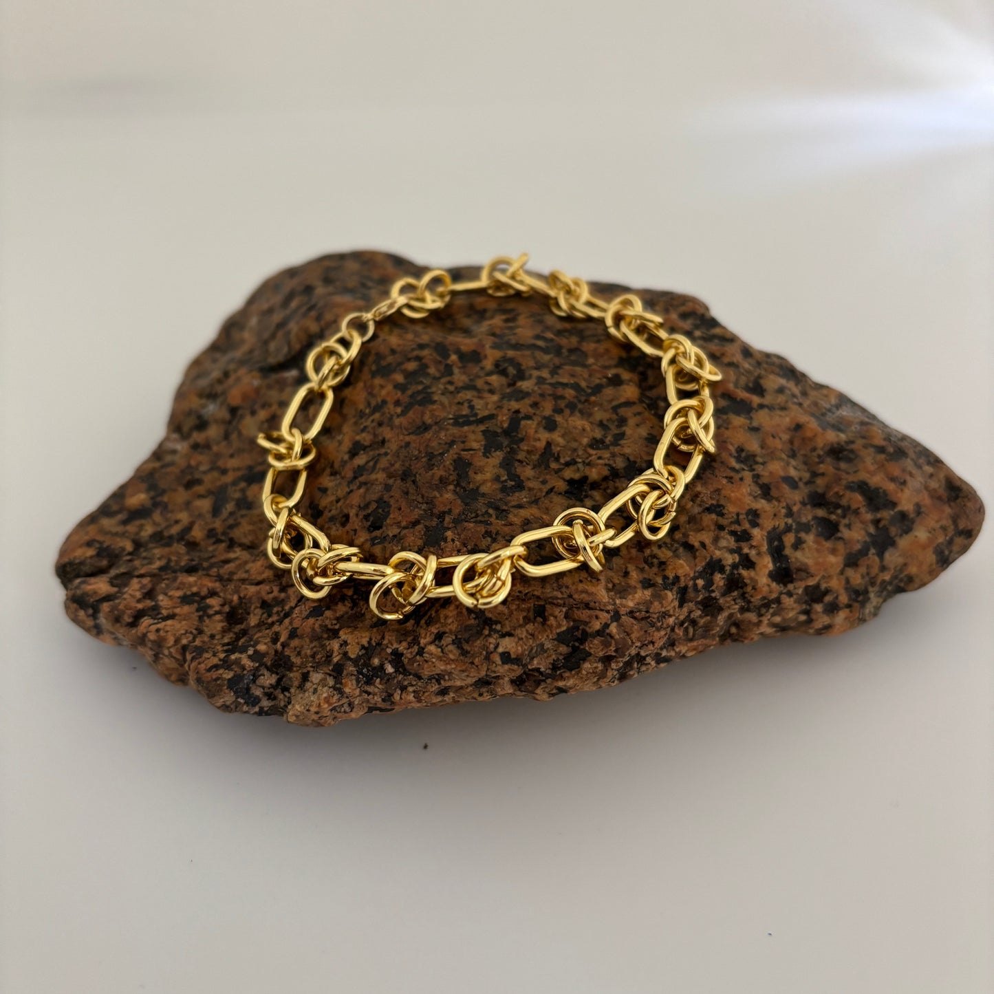PULSERA CHAIN- BAÑADO EN ORO