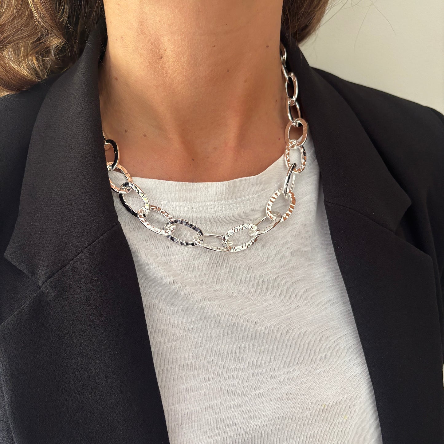 COLLAR ALLEGRA - BAÑADO EN PLATA