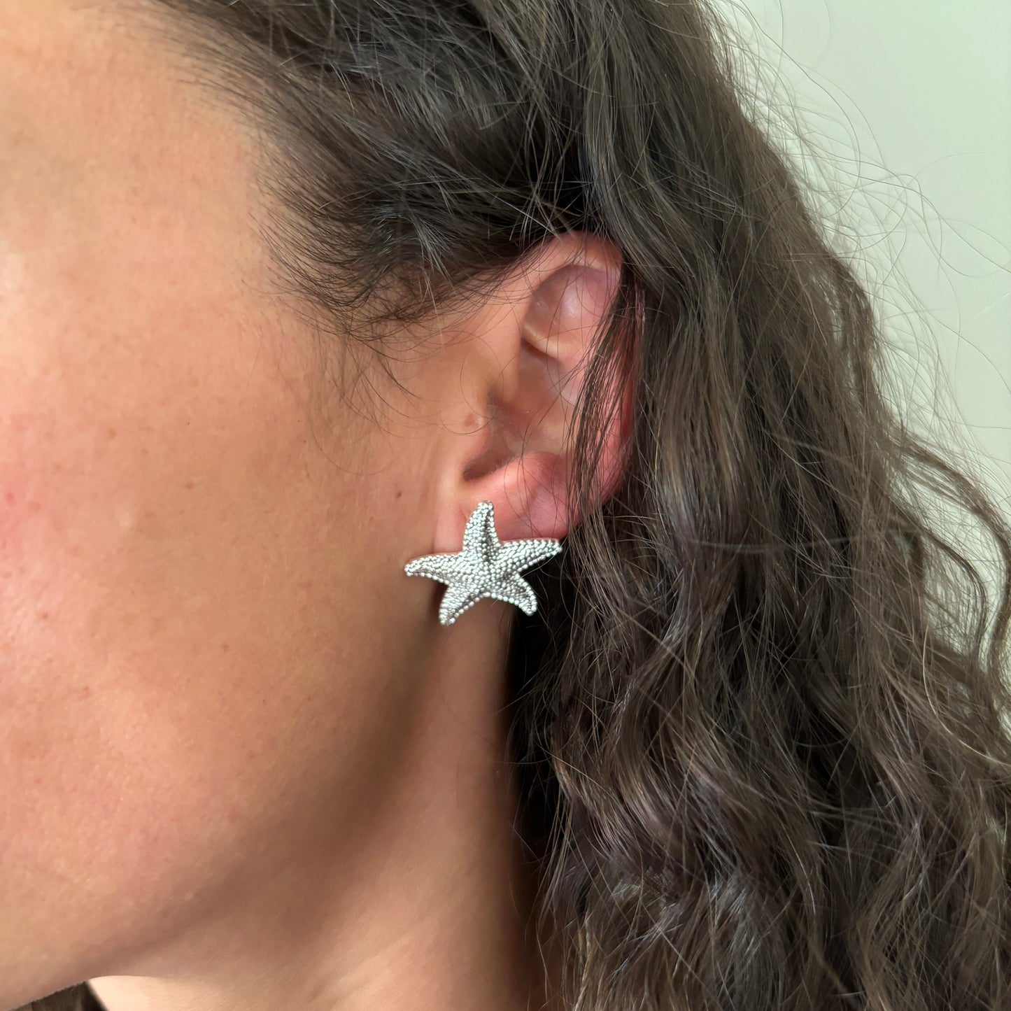 AROS STARFISH - BAÑADO EN PLATA