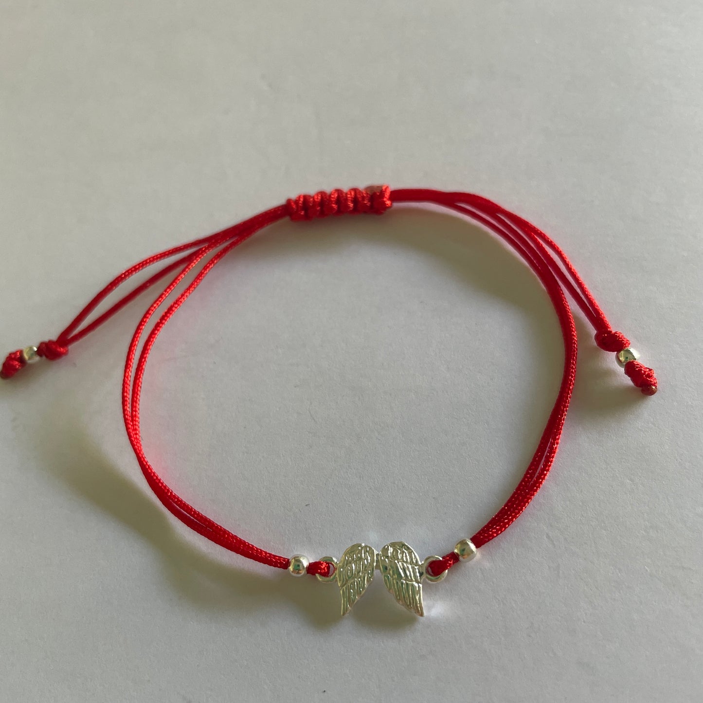 PULSERA HILO ALAS DE ÁNGEL - PLATA