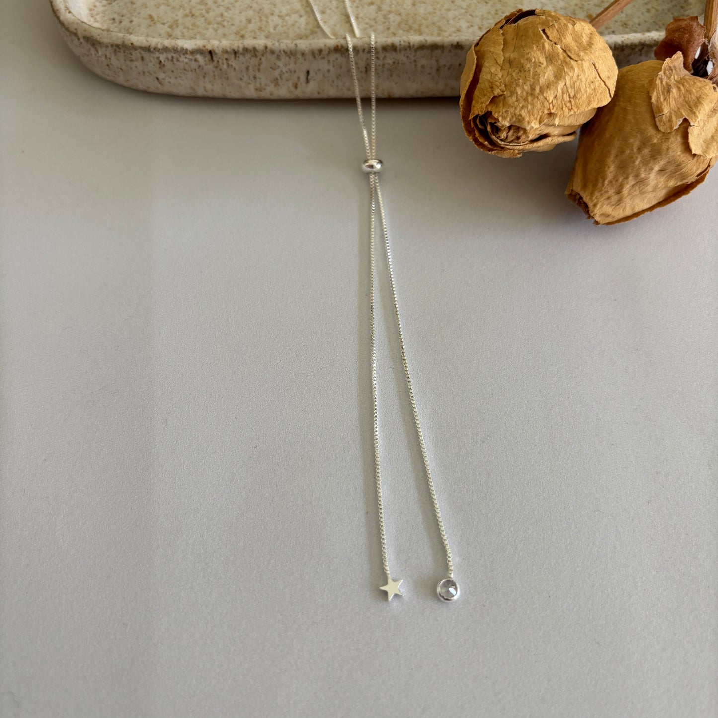 COLLAR ALBA- BAÑADO EN PLATA