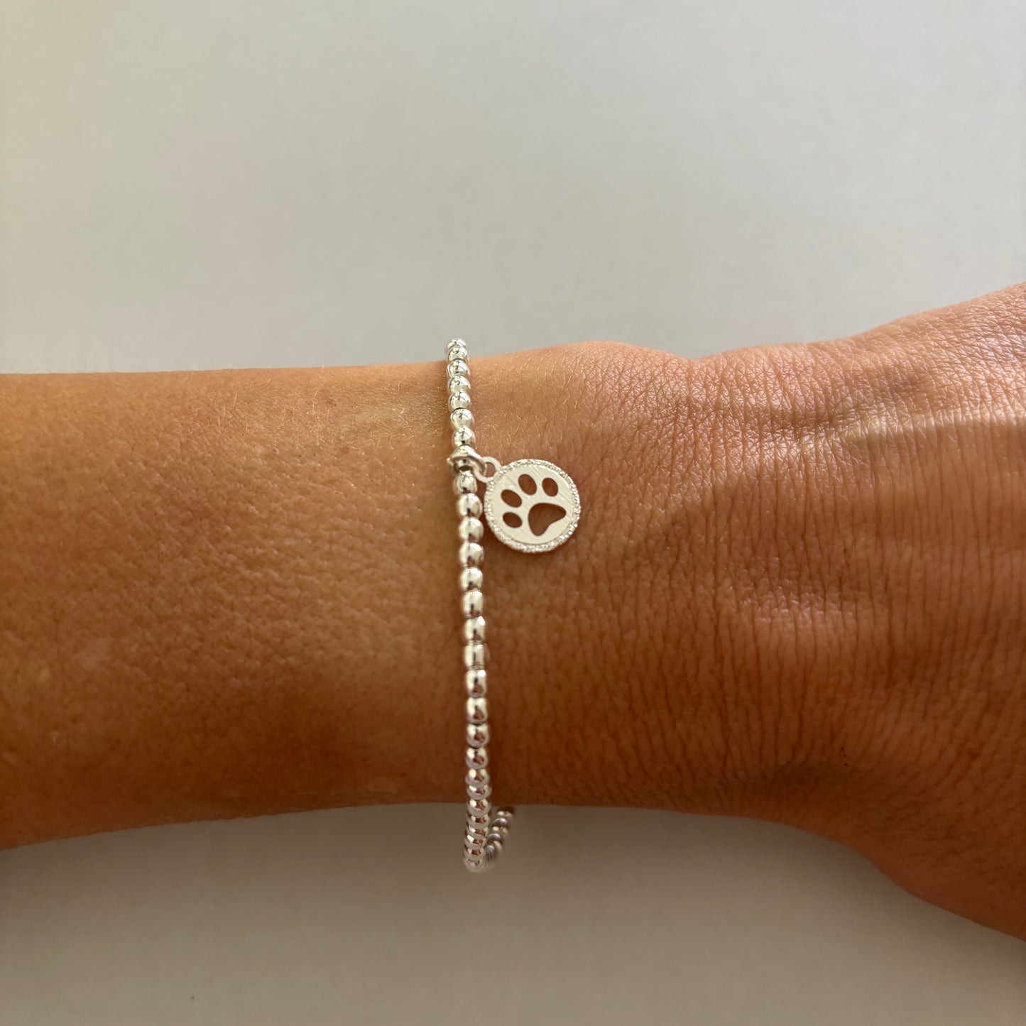 PULSERA PET LOVER - BAÑADO EN PLATA