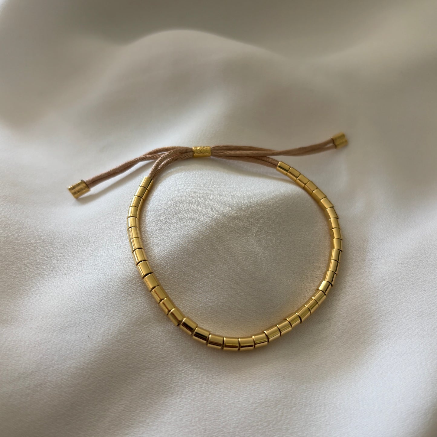 PULSERA MORRO - BAÑADO EN ORO
