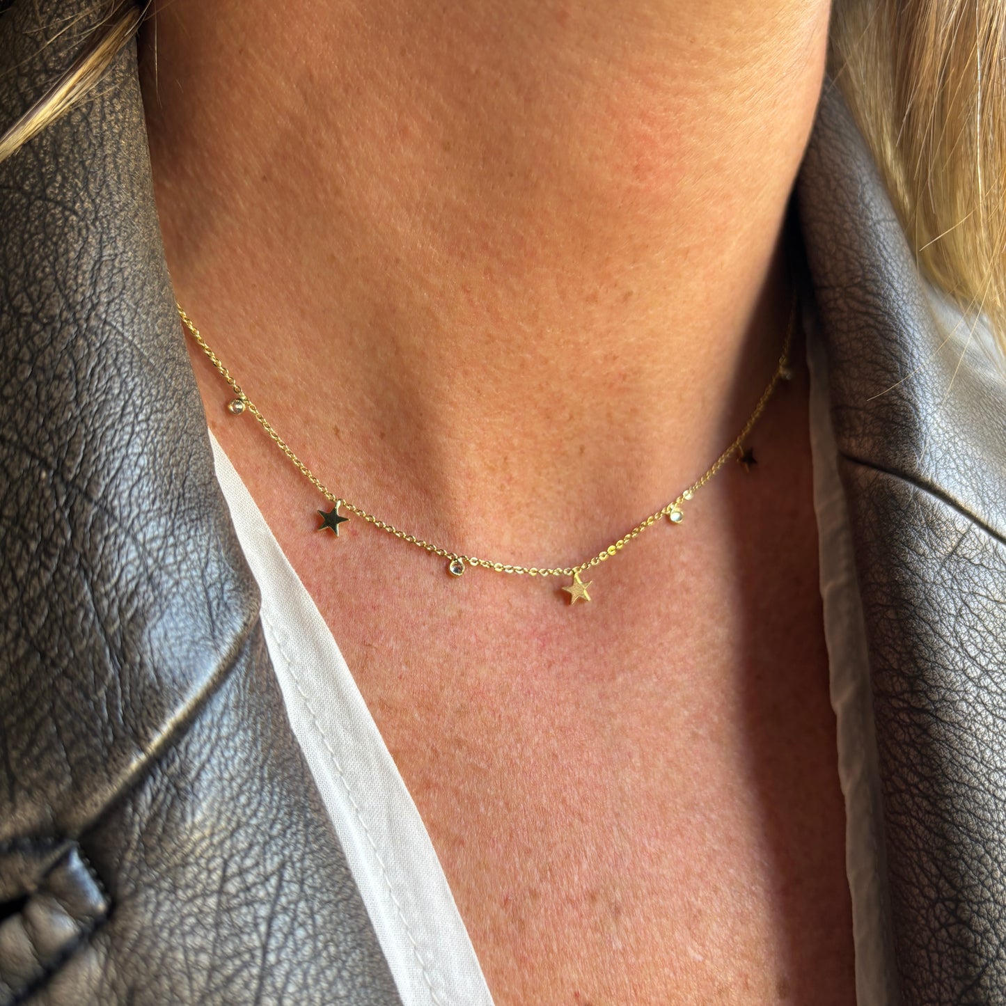 COLLAR SUNSET- BAÑADO EN ORO