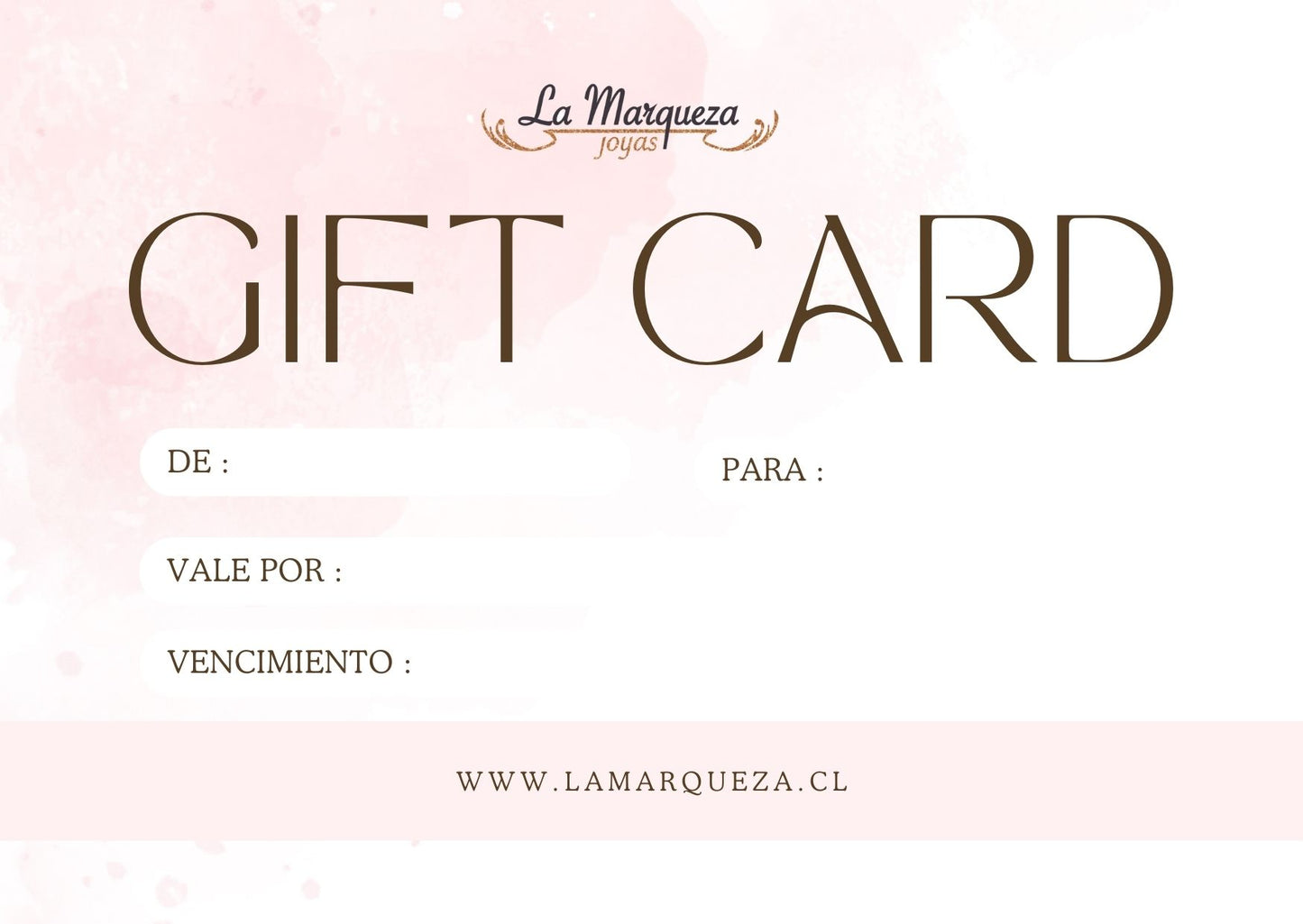 Regala Joyas | GIFT CARD