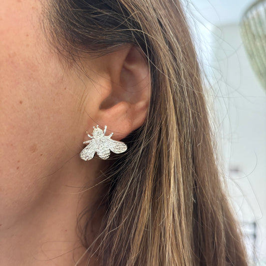 AROS BEE - BAÑADO EN PLATA