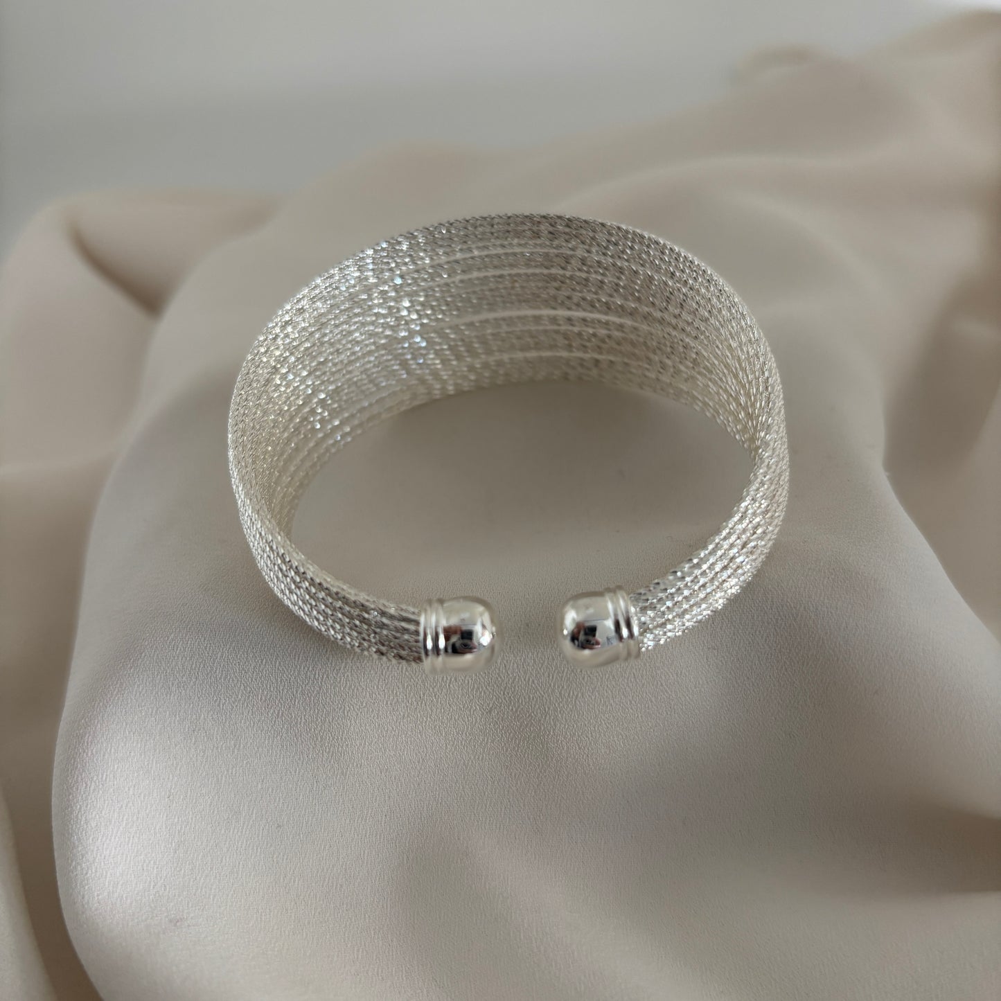 PULSERA ESCLAVA HERA  - BAÑADO EN PLATA