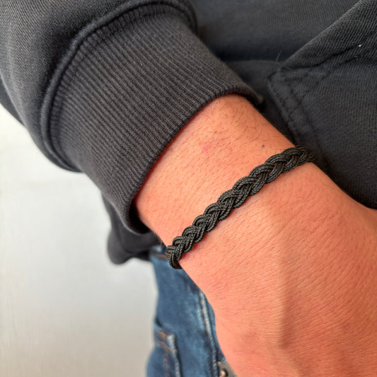 PULSERA MAN TRENZADA