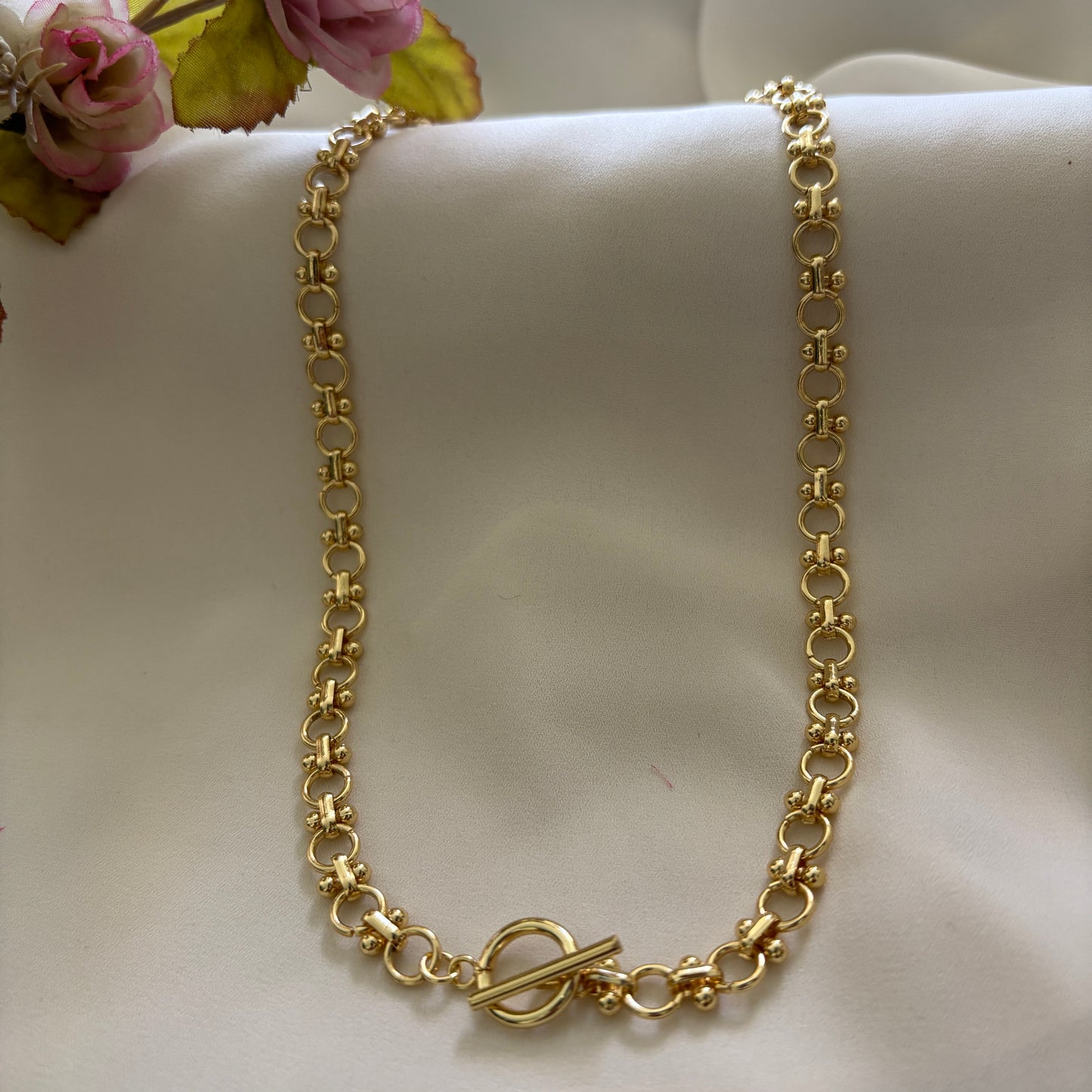 COLLAR CAPRI - BAÑADO EN ORO