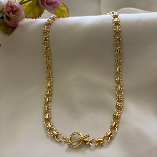COLLAR CAPRI - BAÑADO EN ORO