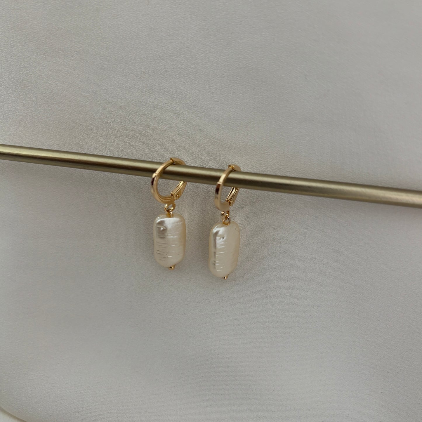 AROS PEARL - BAÑADO EN ORO
