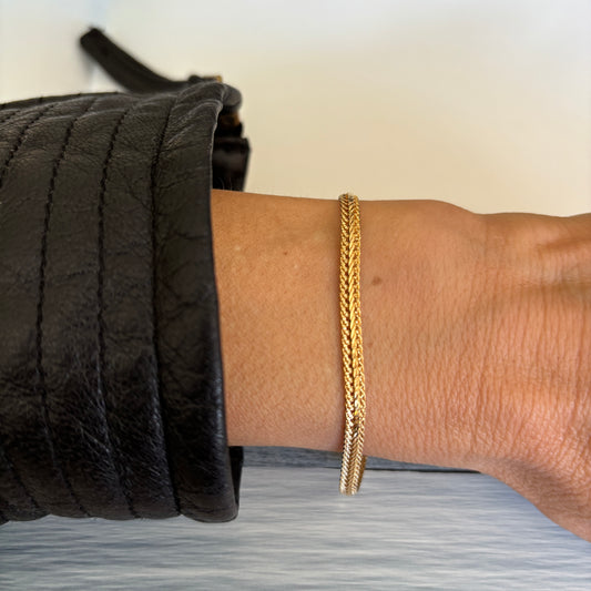 PULSERA EVORA - BAÑADO EN ORO