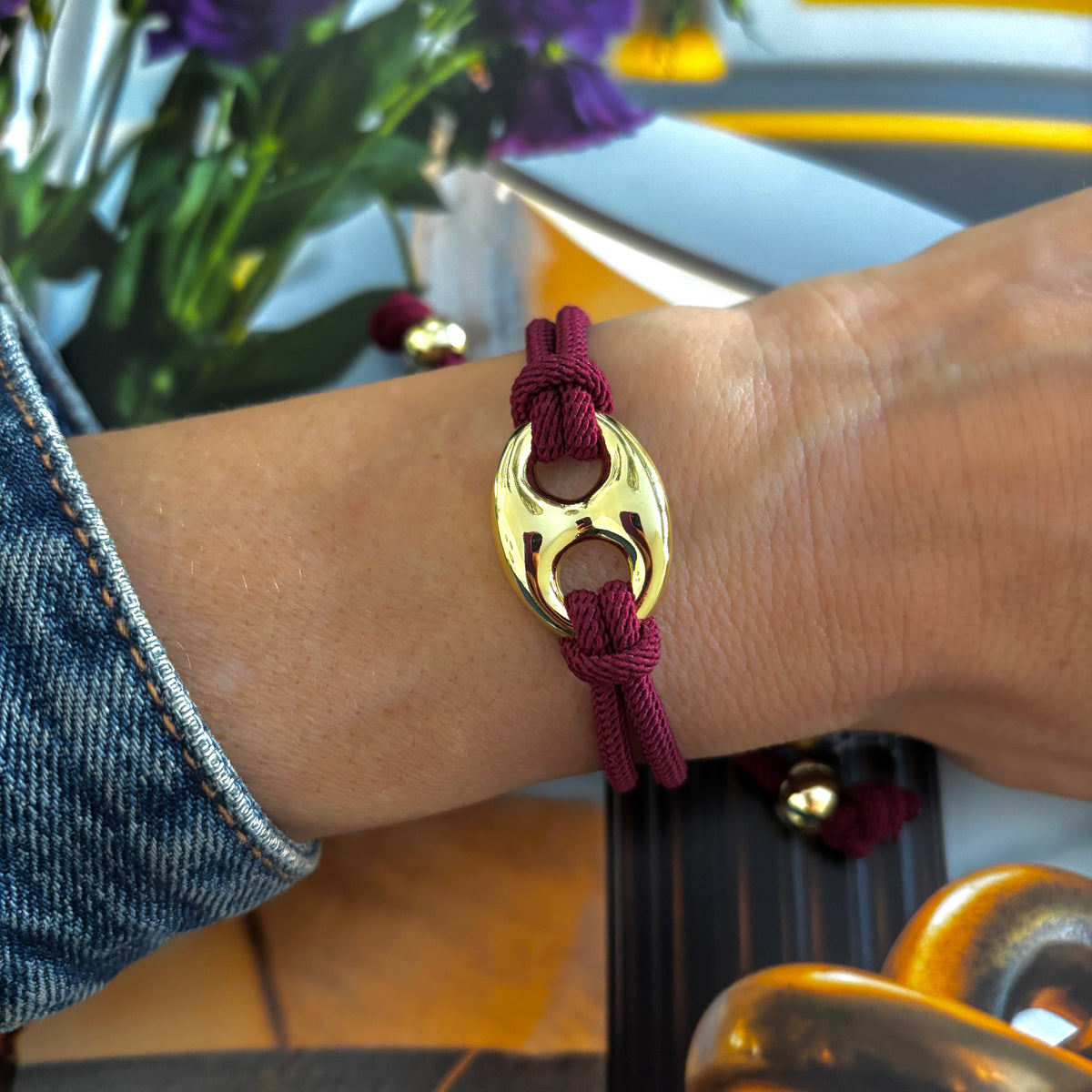 PULSERA COLORS MILANO - BAÑADO EN ORO