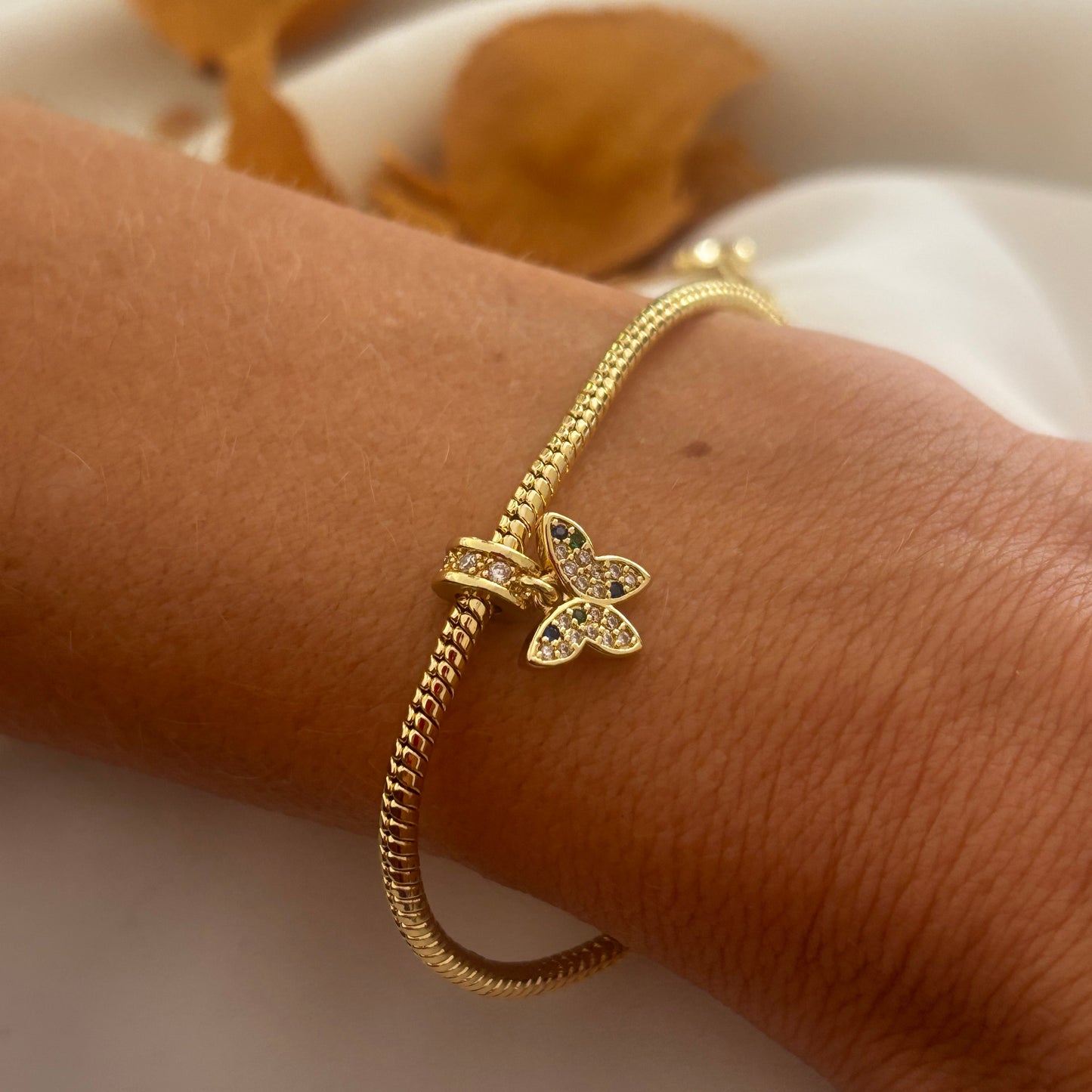 PULSERA ALMA - BAÑADO EN ORO