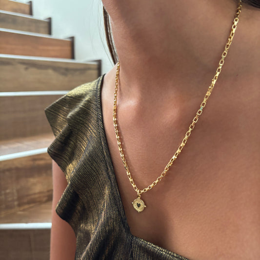 COLLAR ALMA - BAÑADO EN ORO