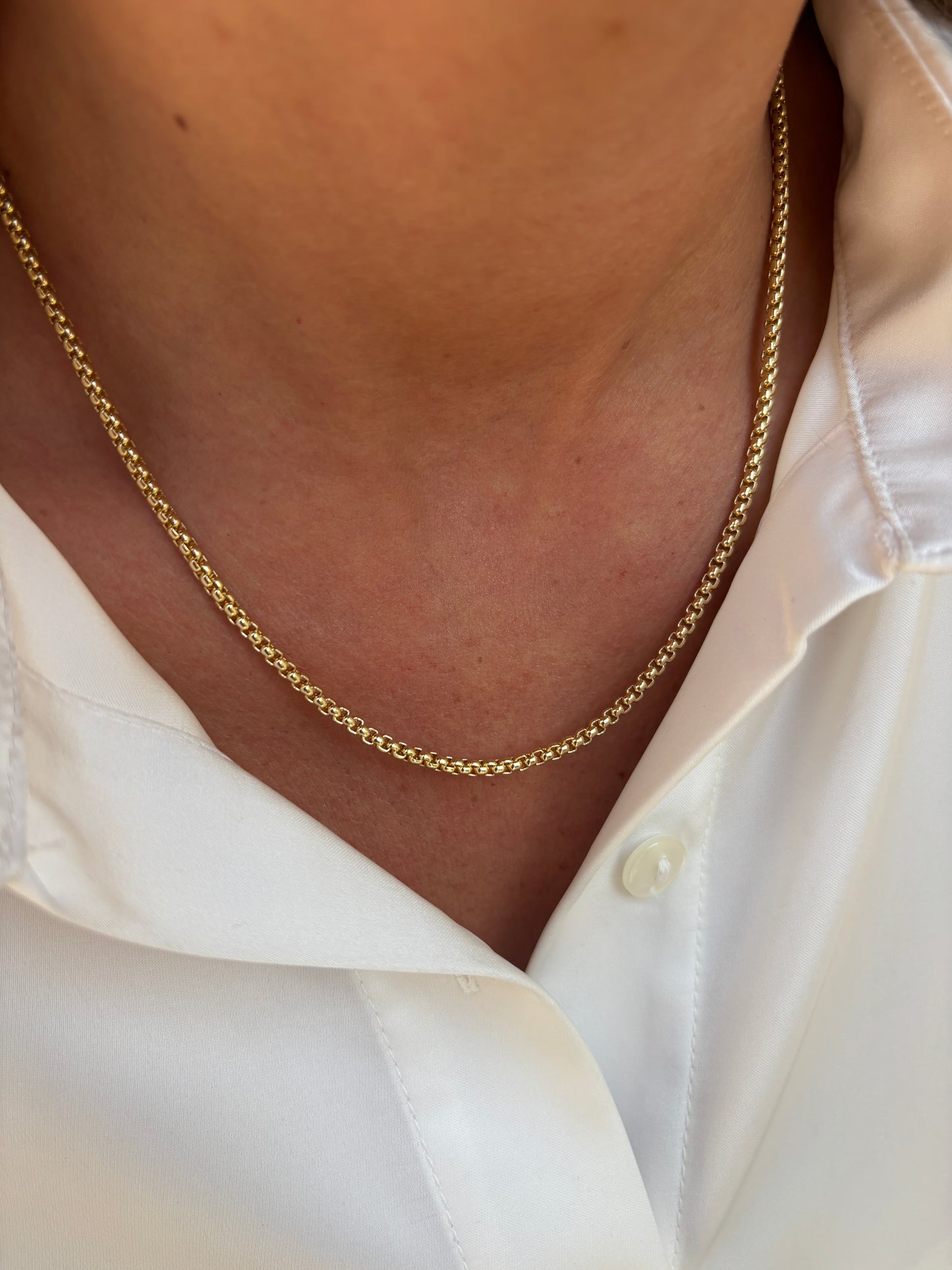 COLLAR ROPE - BAÑADO EN ORO
