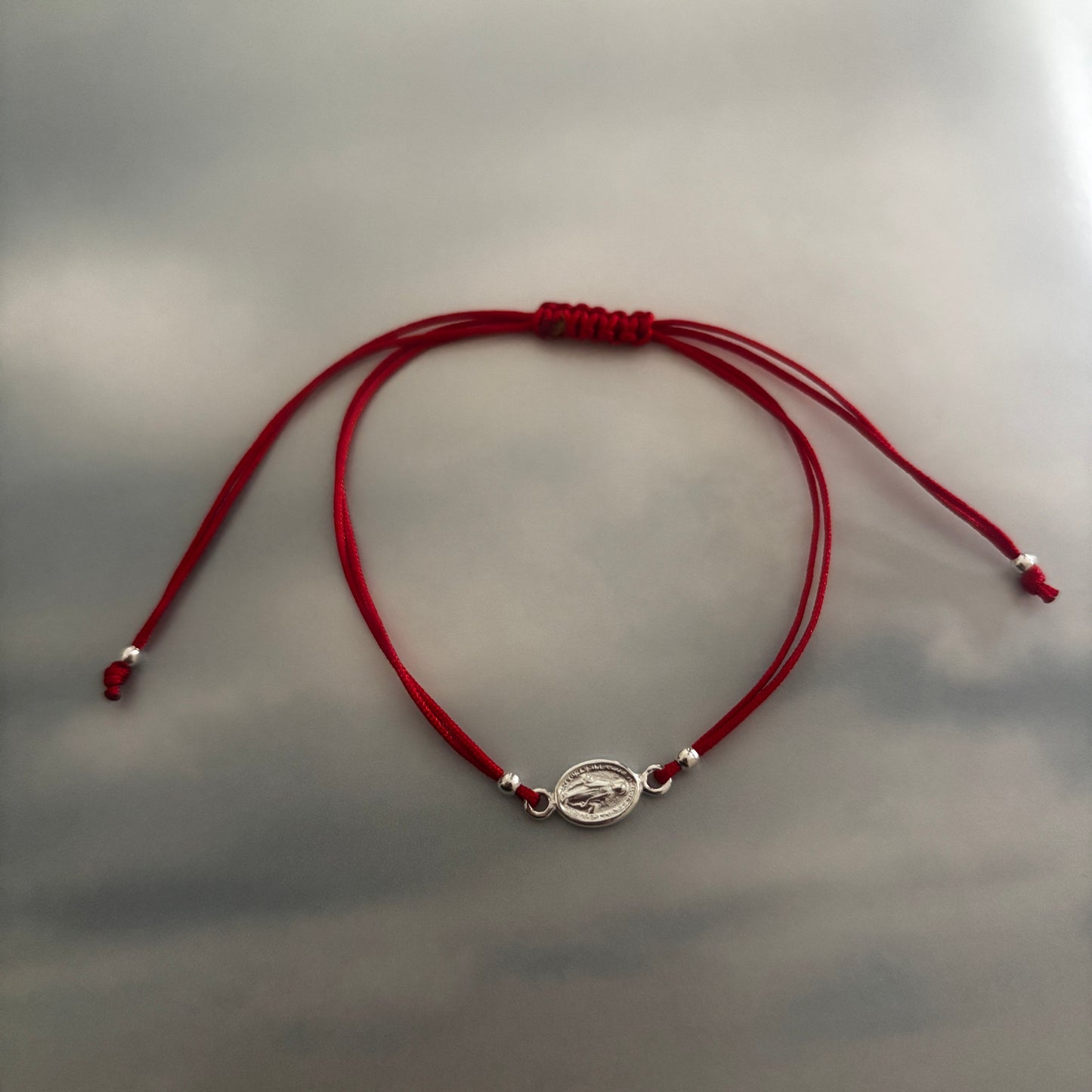 PULSERA PROTECCIÓN VIRGEN DE LOS RAYOS  - PLATA