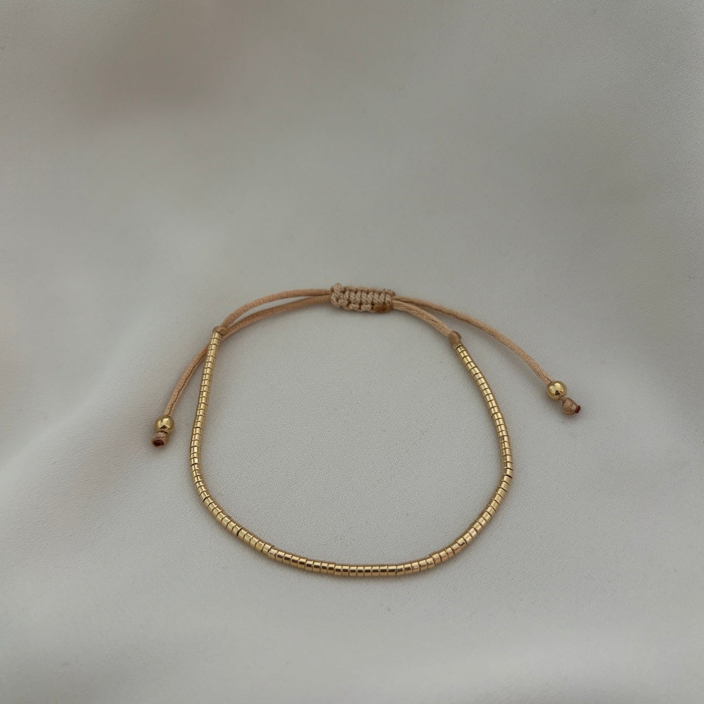 PULSERA LAGOA - BAÑADO EN ORO