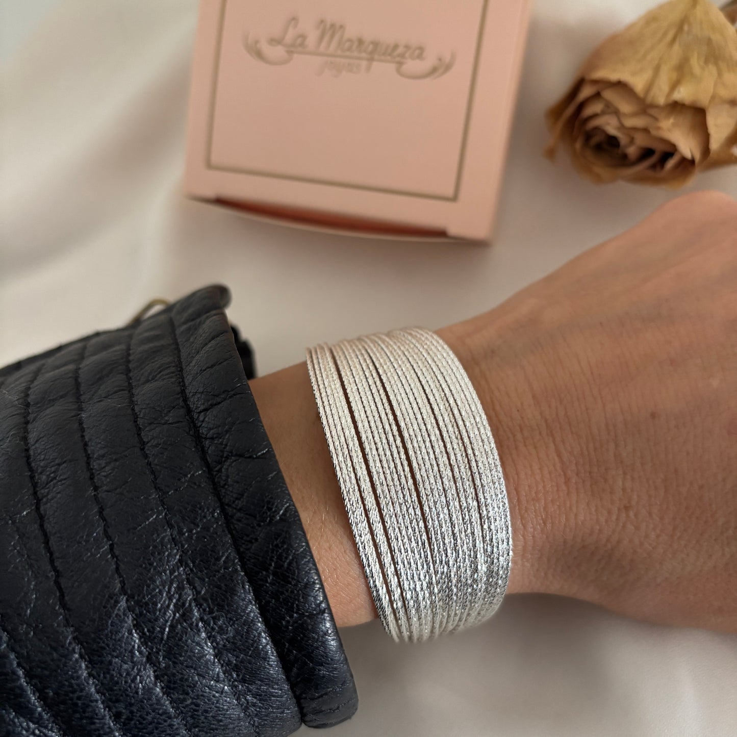 PULSERA ESCLAVA HERA  - BAÑADO EN PLATA