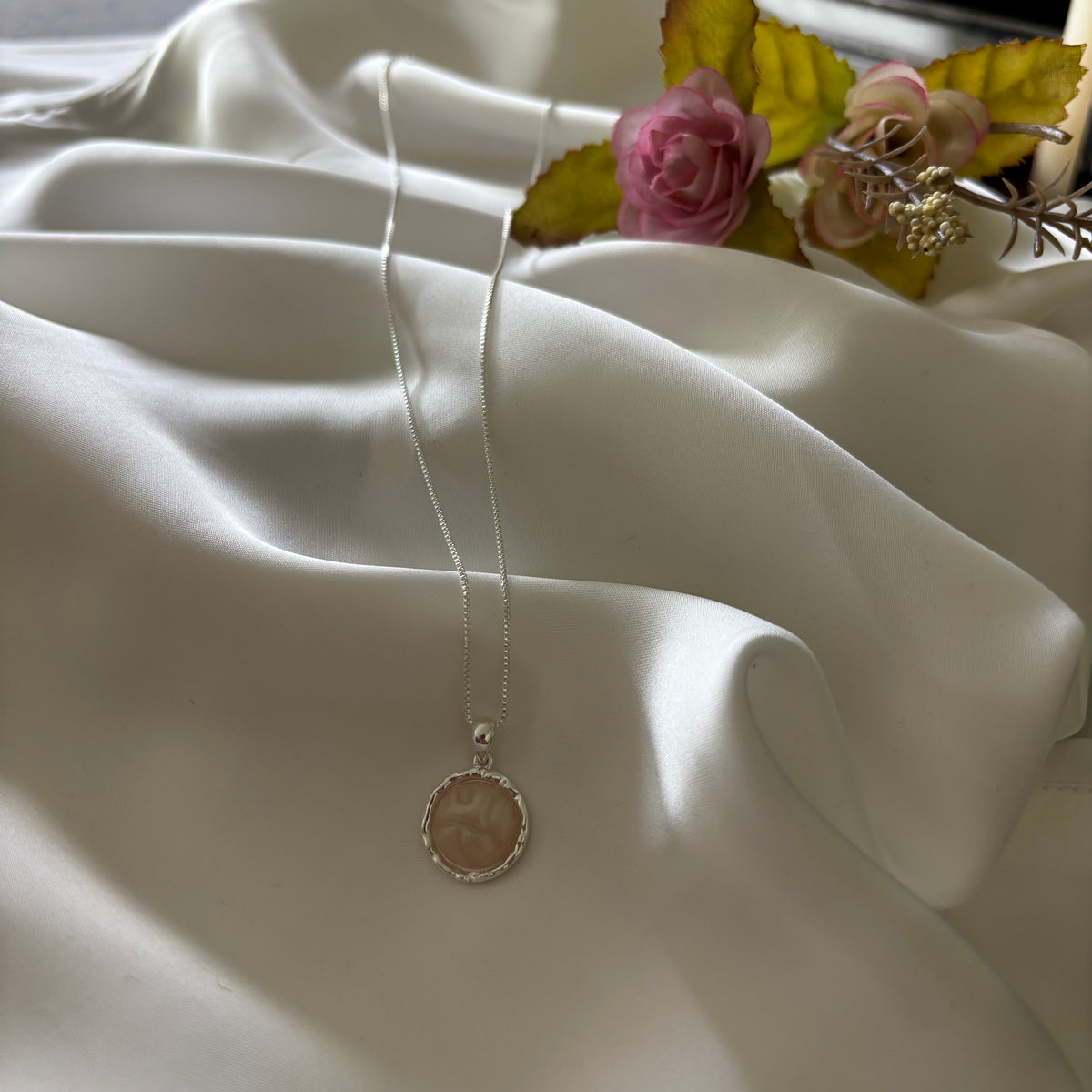 COLLAR BIANCA - BAÑADO EN PLATA