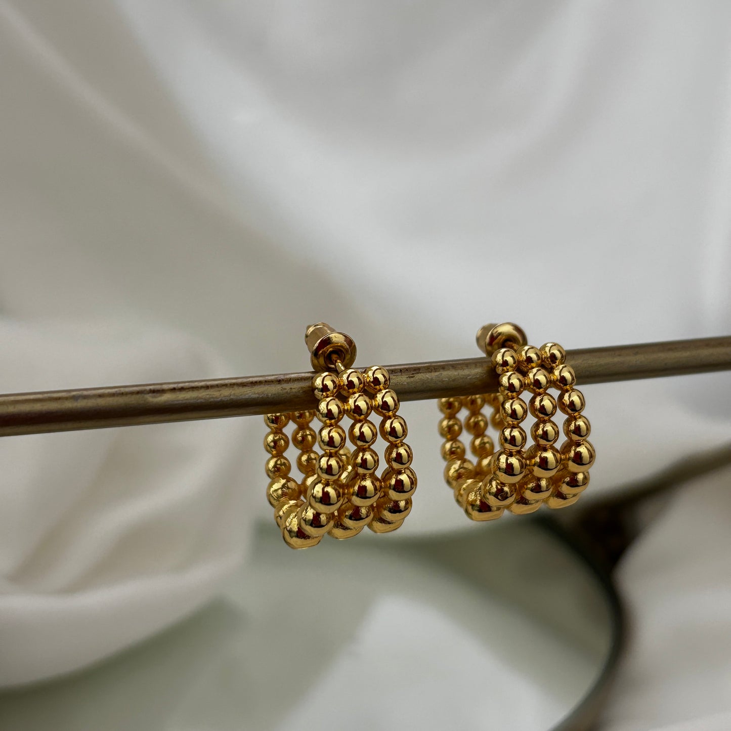 AROS MADISON - BAÑADO EN ORO