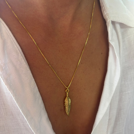 COLLAR MOANA - BAÑADO EN ORO