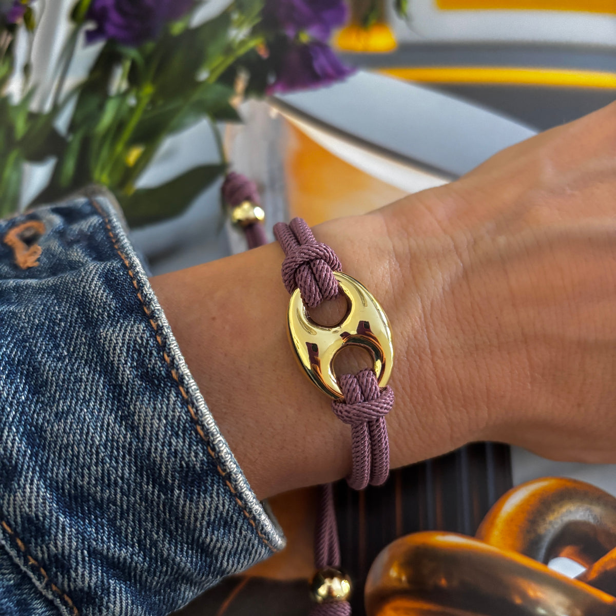 PULSERA COLORS MILANO - BAÑADO EN ORO