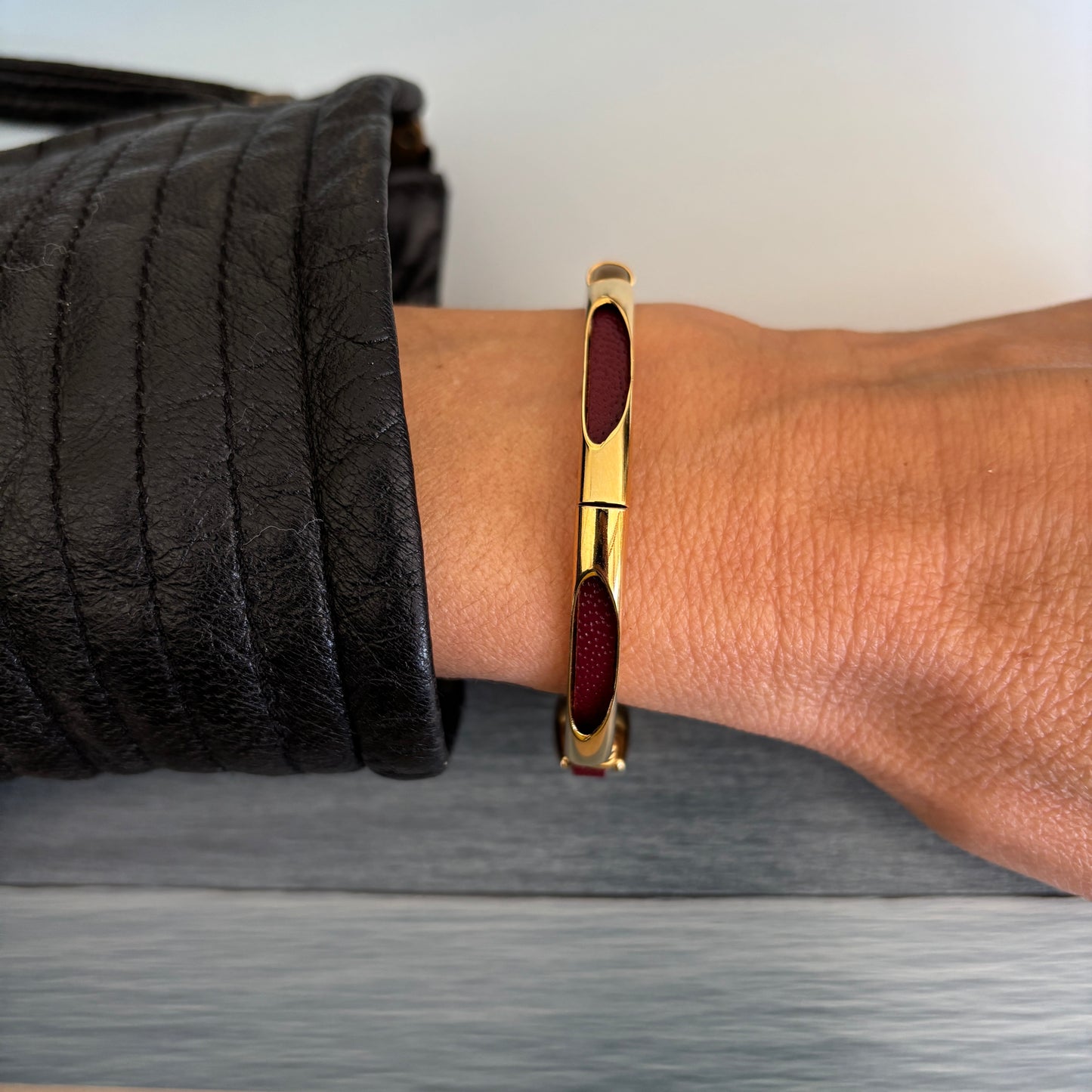 PULSERA CATARINA - BAÑADO EN ORO