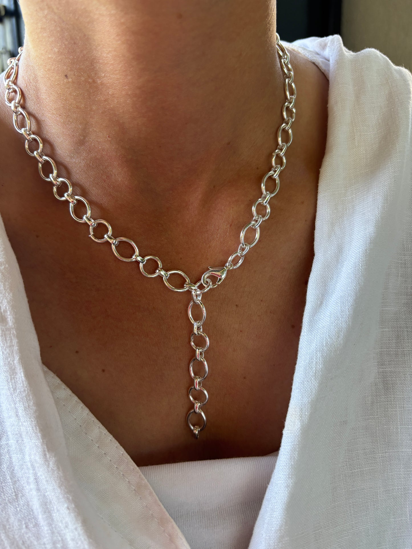 COLLAR CALA - BAÑADO EN PLATA