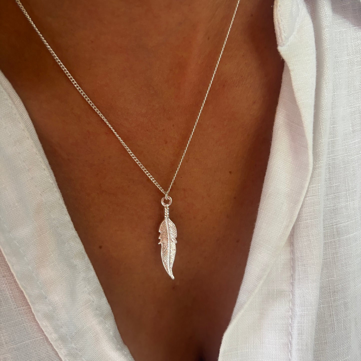 COLLAR MOANA - BAÑADO EN PLATA