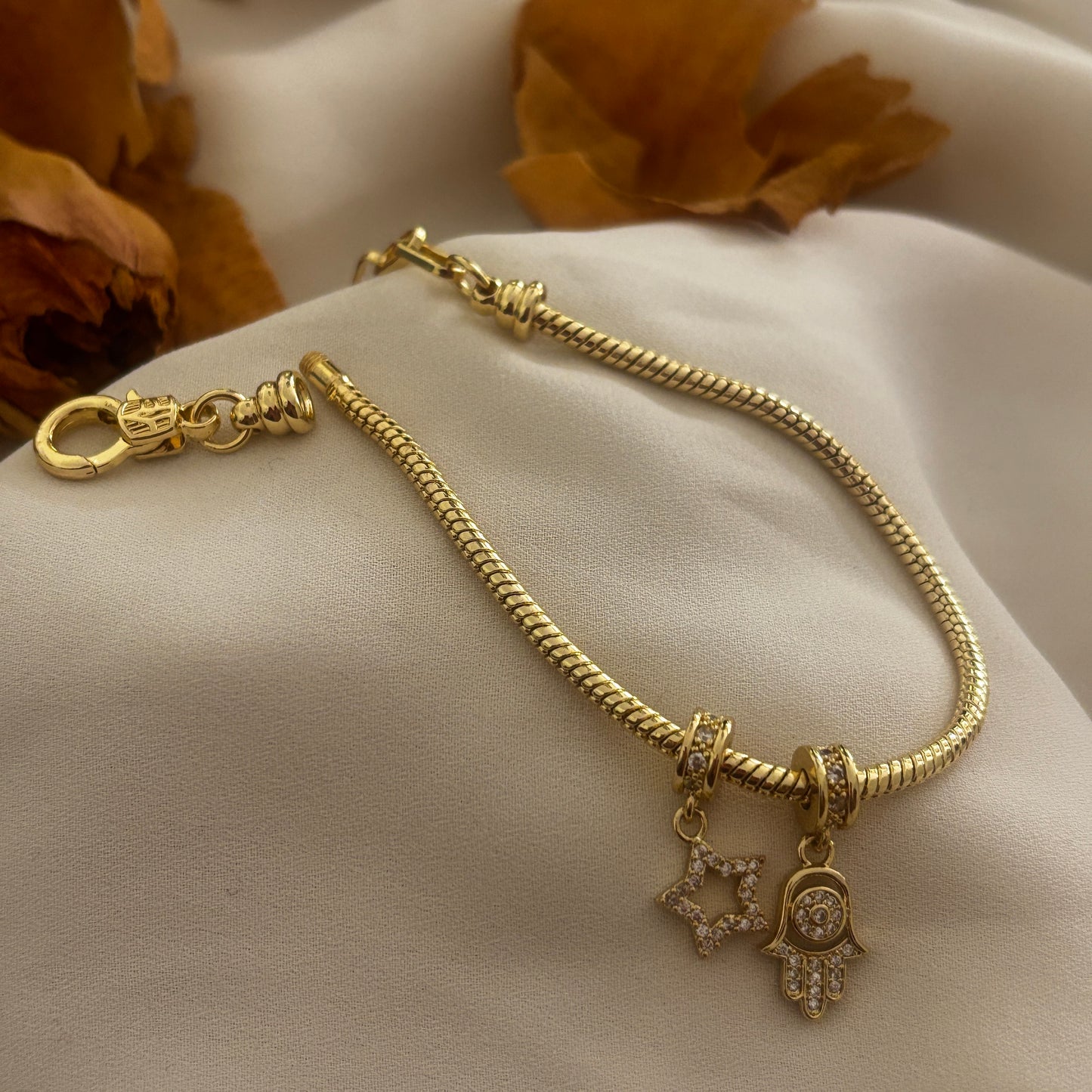 PULSERA ALMA - BAÑADO EN ORO