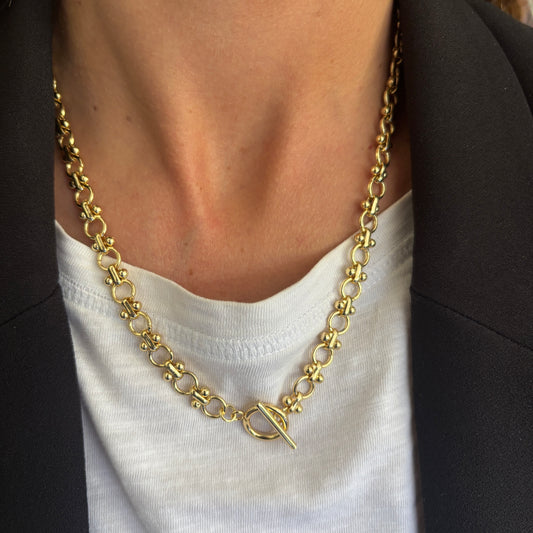 COLLAR CAPRI - BAÑADO EN ORO