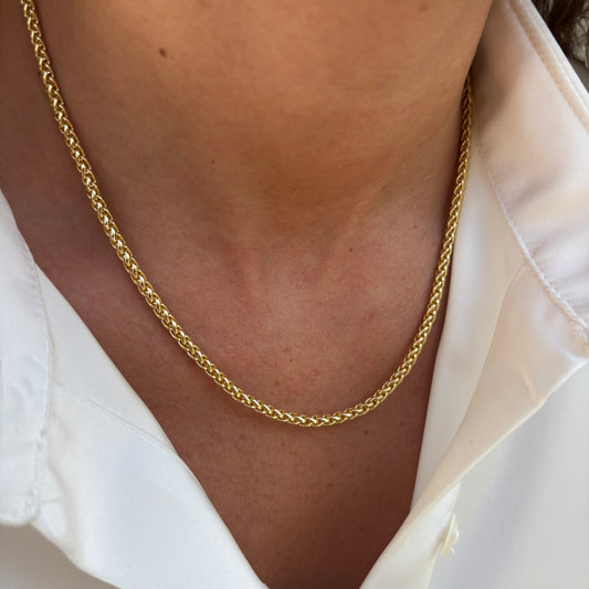 COLLAR SICILIA - BAÑADO EN ORO