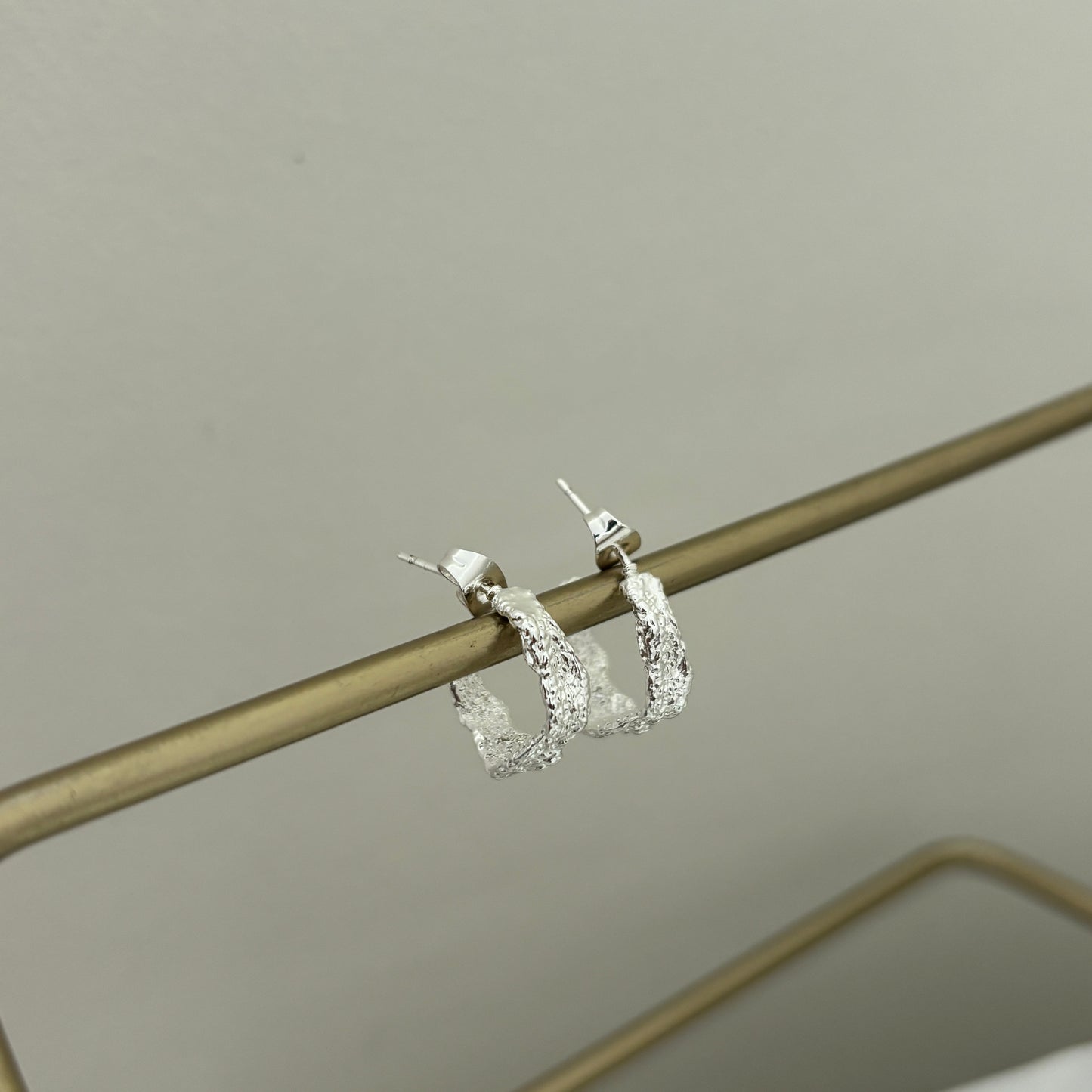 AROS ARGOLLAS OLIMPIA- BAÑADO EN PLATA