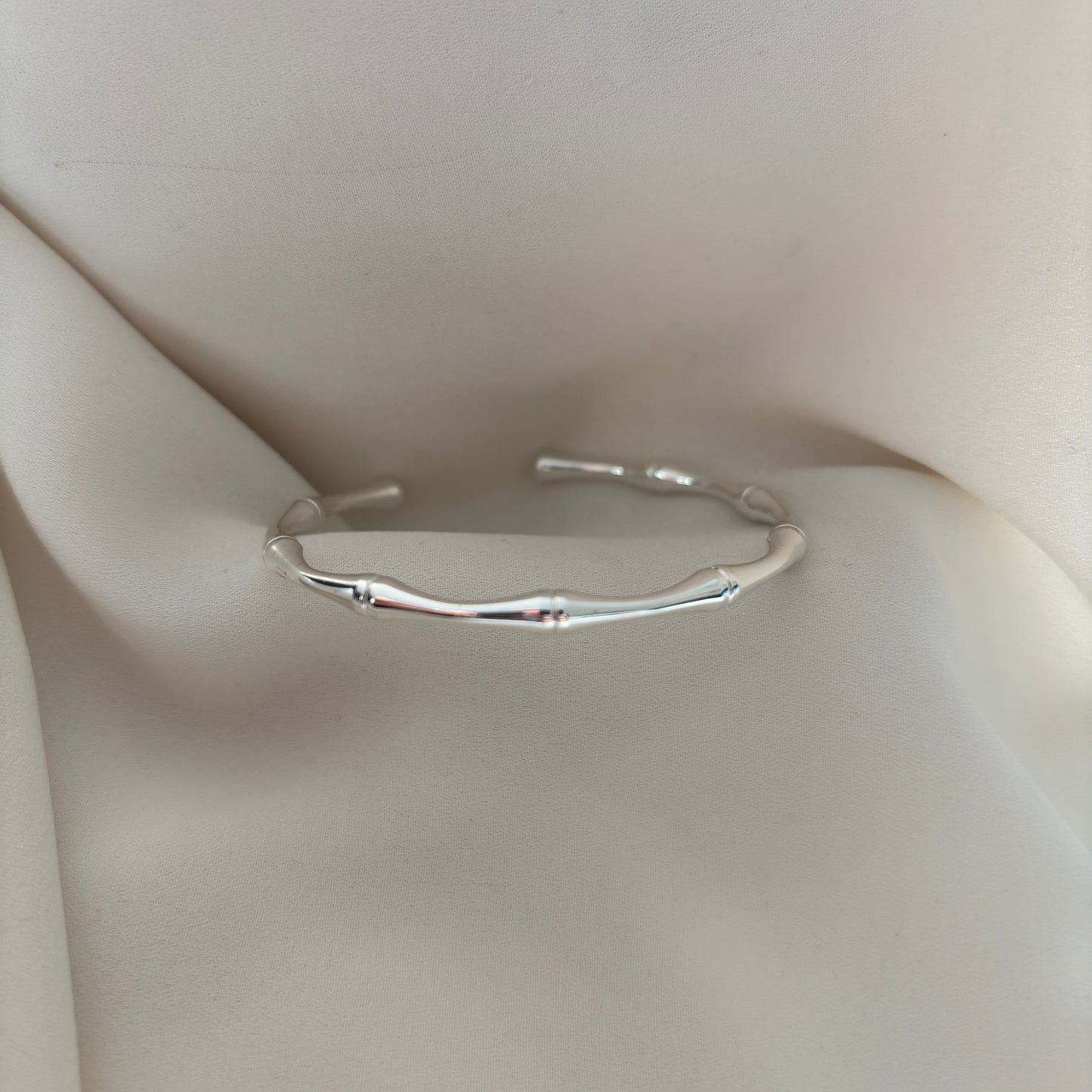 PULSERA ESCLAVA CAPRI - BAÑADO EN PLATA