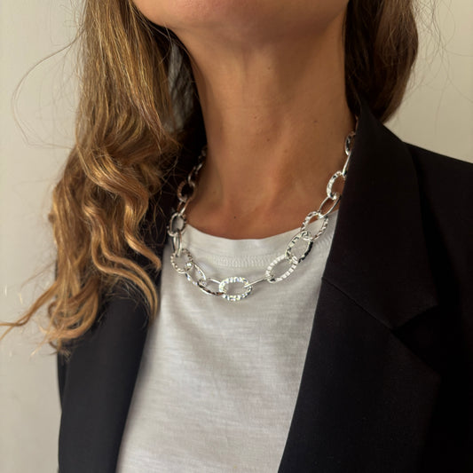 COLLAR ALLEGRA - BAÑADO EN PLATA