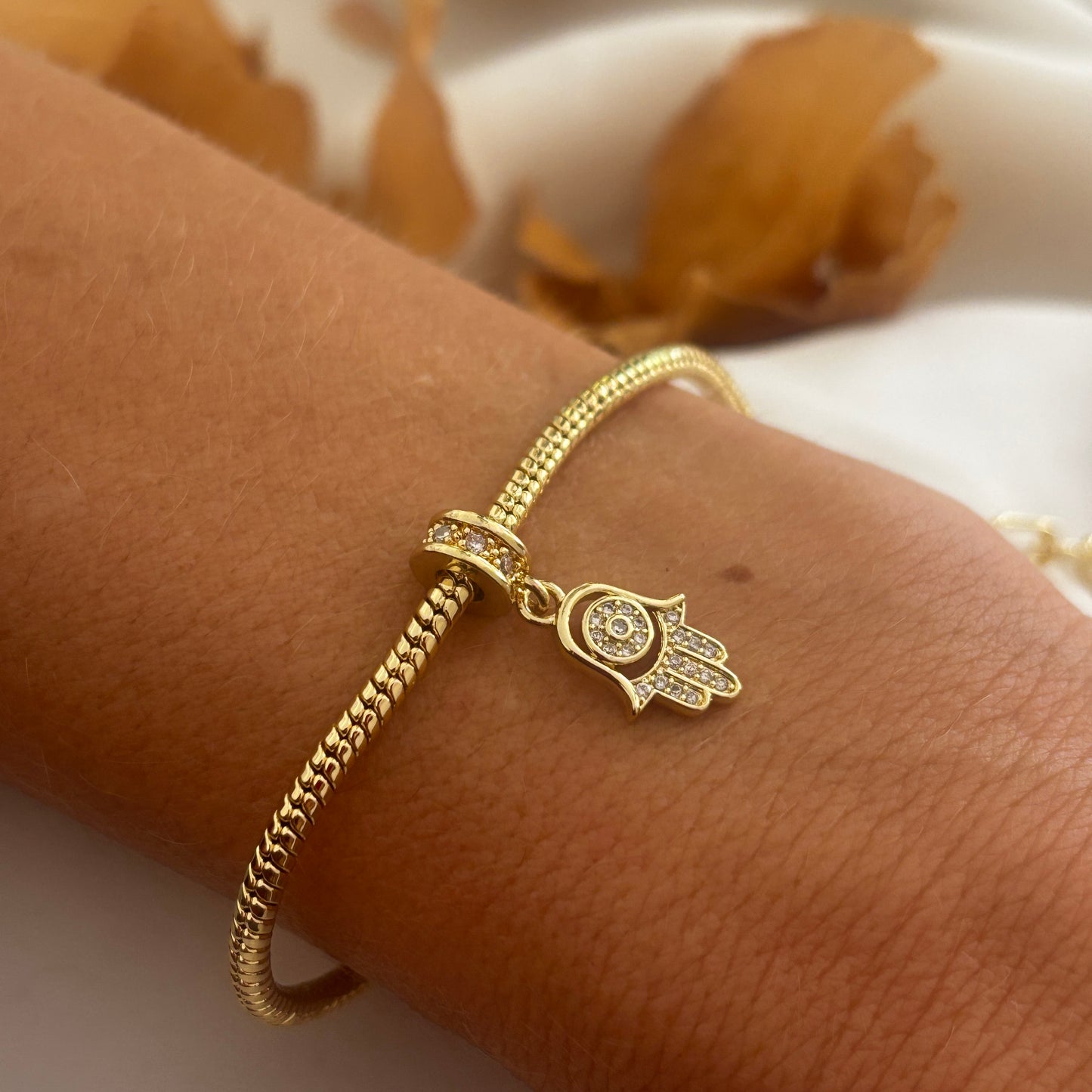 PULSERA ALMA - BAÑADO EN ORO