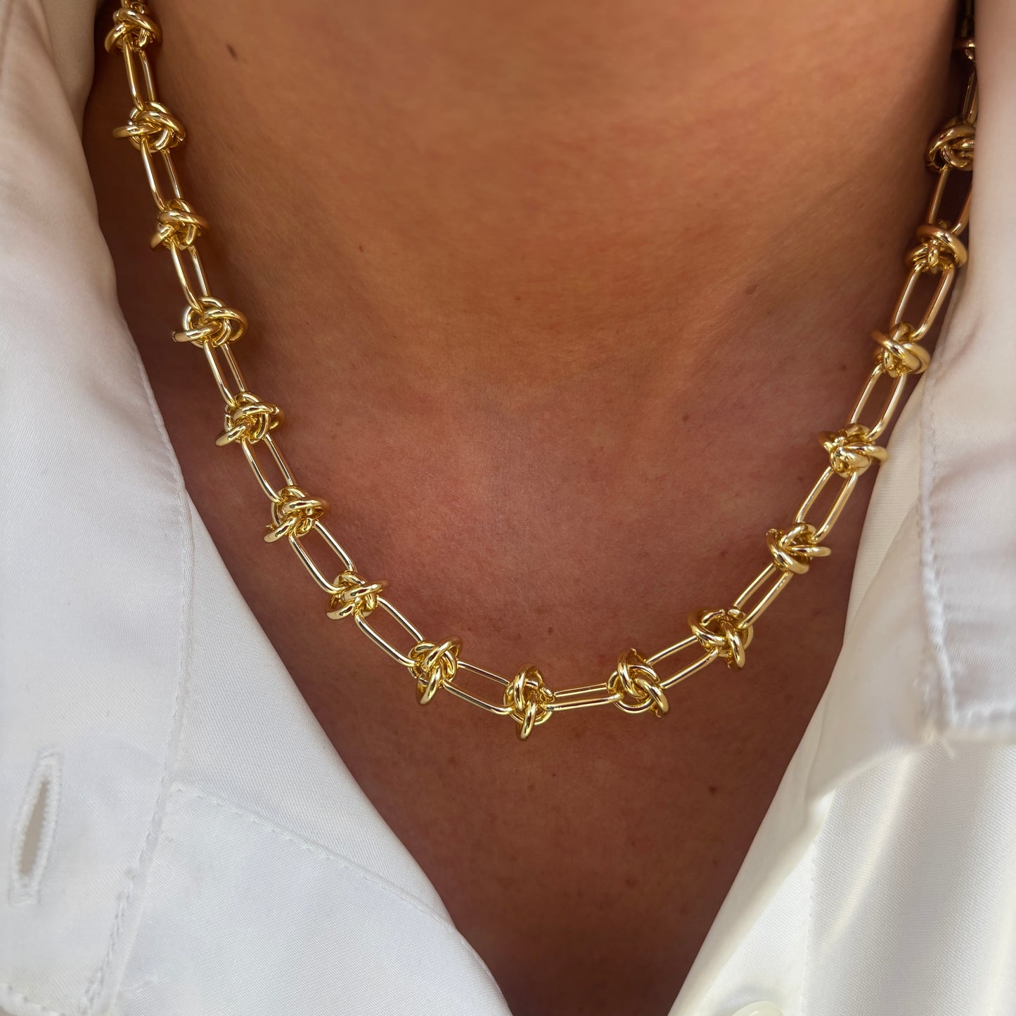 COLLAR CHAIN - BAÑADO EN ORO
