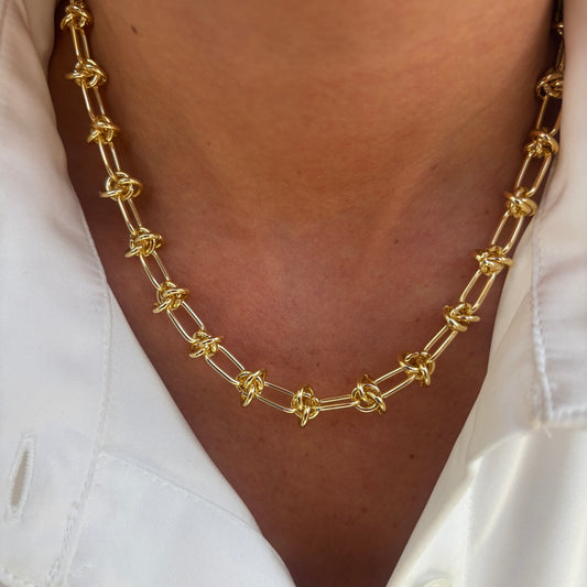 COLLAR CHAIN - BAÑADO EN ORO