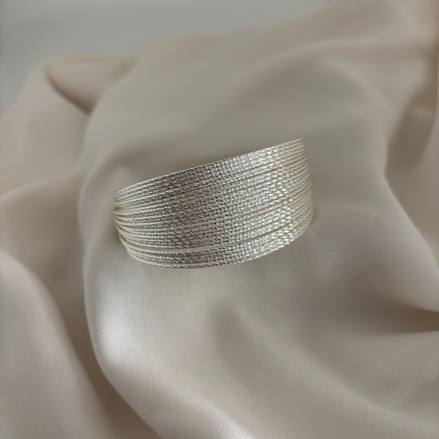 PULSERA ESCLAVA HERA  - BAÑADO EN PLATA