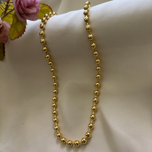 COLLAR MARBELLA - BAÑADO EN ORO