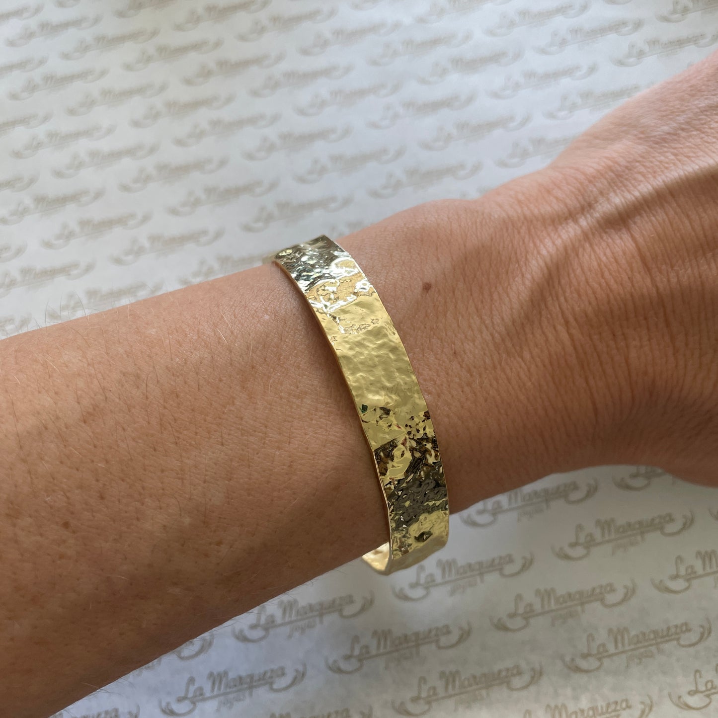 PULSERA ESCLAVA  MINIMAL - BAÑADO EN ORO