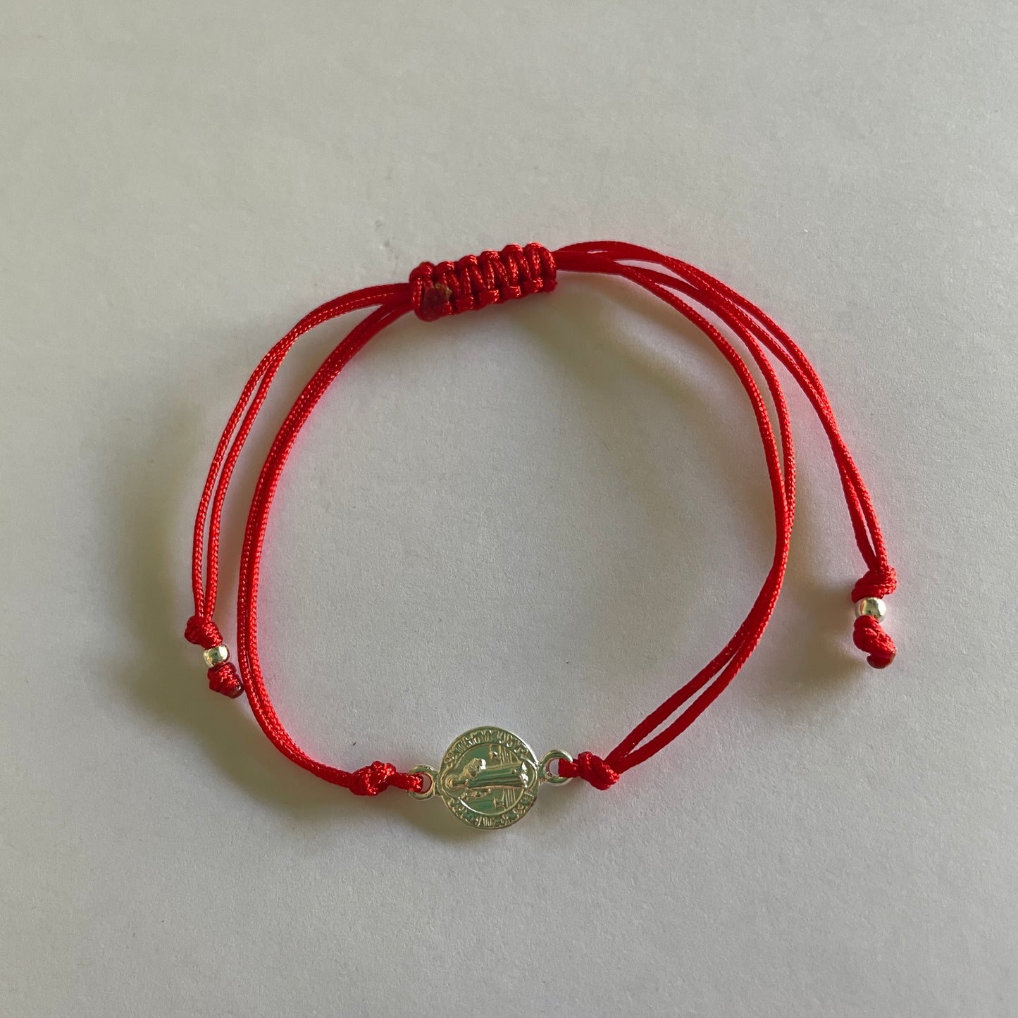 PULSERA PROTECCIÓN SAN BENITO  - PLATA